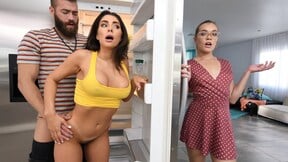 Naughty Brazzers Sneaking & Fucking Around W Randy Roommate - Tru Kait