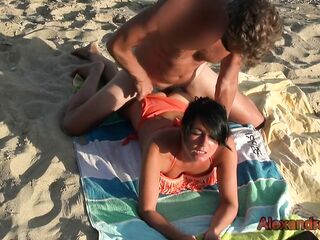Explicit Caught On The Beach By Strangers! Alexandra Wett