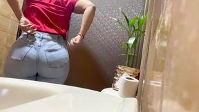 Public Bathroom Camera Records Extra Tight Ass Nurse - High Quality