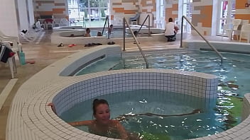Must Watch: Forbidden Exposed In A Steamy Sauna And Spa &Mdash; Risky Allure In Public