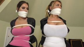 Wet Busties Trapped In House Bdsm Bondage Tied Up