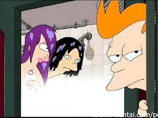 Passionate Futurama Manga - Shower Trio - Full Hd