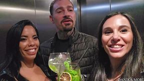 Leaked: Hardcore Hot Threesome With Multiple Orgasms And Squirts During A Night Out
