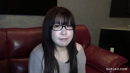 Passionate Cute Little Chubby Japanese Teen With Glasses And Small Tits