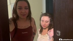Naughty Two Friends Wanted To Try My Penis