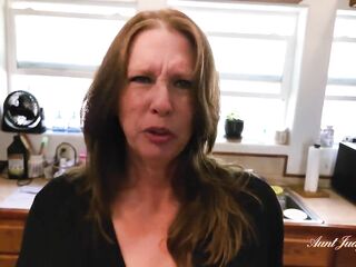 Hidden Cam: Raw Auntjudysxxx - Breasty Older Amateur Mother I'D Like To Fuck Autumn Makes Homemade Porn With The Delivery Chap