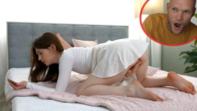 Viral: Hardcore Cute Legal Teen Caught By A Guy Jerking Off
