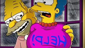 Naughty Homer'S Absent Wife Mistaken For Hooker, Gets Nailed In Every Hole!