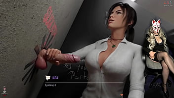 Naughty Croft Adventures (Ep 27) - Handjob In The Campus Toilet