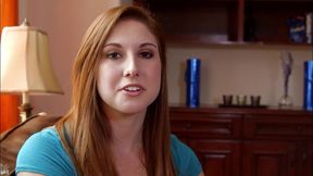 Hardcore Cute Redhead Gives Nice Blowjob - Creampie