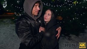 Wet Slut Emma Evans Cheated On Her Cuckold Boyfriend Right Before Christmas.