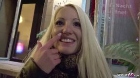 German Scout - Teen Talk Into Anal By Big Tool Agent At Street Casting - Anal