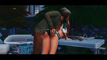 Exclusive: Forbidden Sorority Slut Cucks Fraternity Boyfriend With Old Homeless Man And Threesome - Sims 4