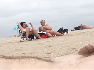 Forbidden Excited To Be Seen By Women At The Moment Of Ejaculation/Nudist Beach