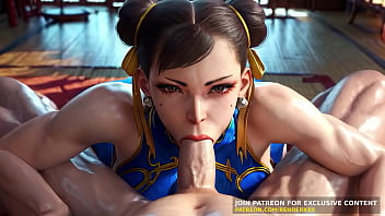 Wild 3D Animation : Street Fighter - Chun Li Blowjob Fullnelson Fuck | Uncensored Hentai | Ai Generated