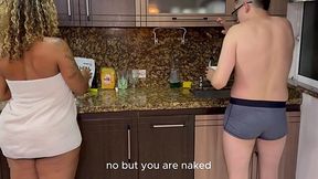 My Hot Milf Stepmom Begs For A Dick Down In Her Big Black Bubble Butt While Sexy Latina Bounces On Massive Cock - 4K