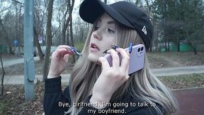 Passionate Sweet Russian Girl Meets Her Ex-Boyfriend, And Agrees For Sex Again
