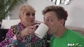 Kinky Perverted Granny And Shy Dude Filthy Adult