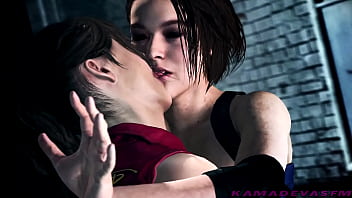 Viral: Passionate Resident Evil : Claire &Amp_ Jill Lesbian Kissing | Kamadevasfm - Must See