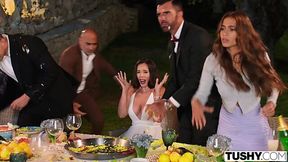 Hot Preparing Her Ass For Anal, Eve Sweet Cheats On Her Groom Before The Wedding