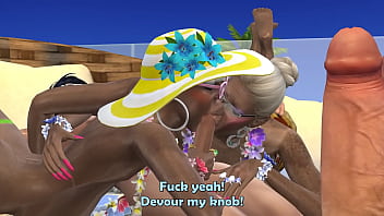 Seductive Granny Treat 5 - Crazy Granny Blowjobs Aboard The Granny Cruise - Sims 4
