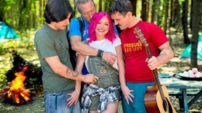 Wild Group Hardcore Action We Play With My Wife And Screw Outside - Free Use Fantasy