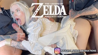 Seductive Elf Princess Zelda Roughly Fucked By Stranger! Real Life Hentai - Ahegao Cosplay Girl