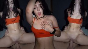 Wild Spanish College Fuck Slut Loves Cum Facials