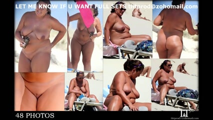 Raw Fantastic Nude Beach Voyeur (Bbw Big Tits Fat Ass)