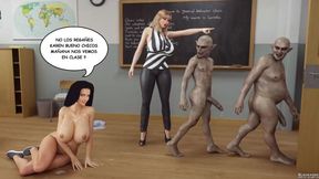 Uncensored: Explicit Denise And Students - Cartoon Fantasy Porn