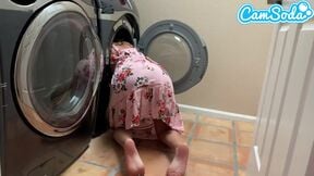 New: Drilled My Step-Sister While Doing Laundry - 4K