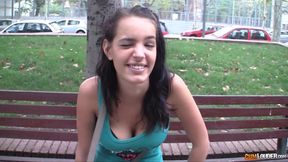 Kinky Hook Up With Cute 18Yo Brunette Teen With Big Natural Nice Tits -