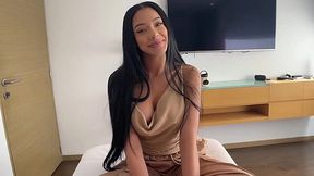 Busty 18Yo Venezuelan Vixen'S First Pov Casting Destroy