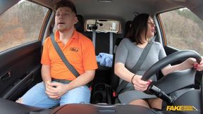 Rough Chubby Chick Big Naturals Wants Her Licence - Curvy Fat Ass Brunette Bbw Aleya Sun In Reality Hardcore