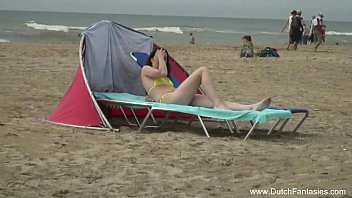Dutch Young Stunner Outdoor Beach Massage Fuck - 4K