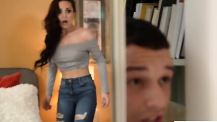 Explicit Sexy Stepmom With Her Stepson - Busty