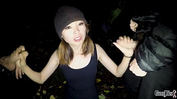 Private: Passionate Asian Teen Quickly Finish Up Her Public Blowbang Before Curfew - High Quality