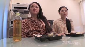 Japanese Threesome With Cumshot - Asian Moms With Big Natural Nice Tits