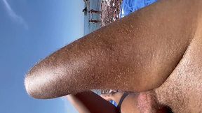 Viral: Explicit Busty Slut Fucks On Crowded Public Beach, Takes Cream Pie Like A Dirty Whore - Full Hd