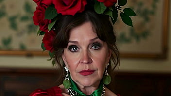 Exclusive: Rough Granny Queen Of Hearts: Dildo Drilling Rose Loving Royal Slut - Must See