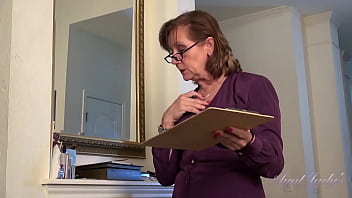 Raw Auntjudys - 60Yo Texas Redhead Gilf Marie Is Your New Secretary
