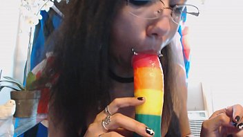 Private: Raw Blowjob Pov Thick Hard Shaft Rainbow Dildo