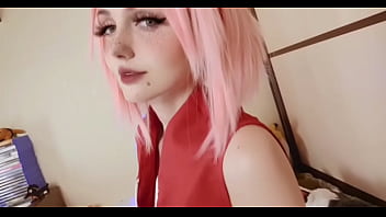 Hardcore Sakura Follando A Naruto Cosplay Girl And Boy - 4K