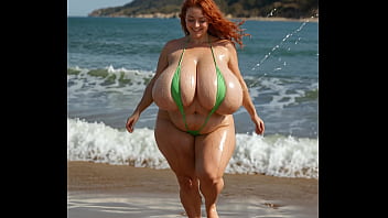 Raw Bbw At The Beach Preview (Ai Generated)