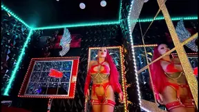 4K Big Naturals Big Bubble Butt Redhead Strips Down In Dungeon