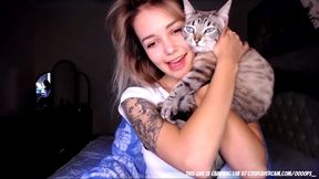 Viral: Kinky Kinky I Am All Aloone Now.... 18Yo In Solo Masturbation On Webcam - 4K