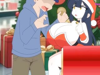 Uncensored: Hot Audrey'S Wicked Christmas With Raw Pleasure ( Toon Porn ) - Must See