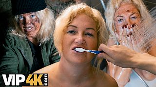 Insane Mature4K. I Brought Hobo Lady To My Apartment And Fucked Her! - Must See