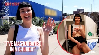 Naughty Ersties - Sexy Delfine Does Naughty Things Inside The Store