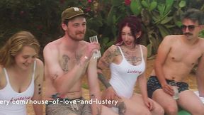 Kinky Busty Chicks Fucking And Swapping Partners Outside - High Quality